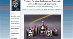 Desktop Screenshot of planetary-precision.com